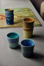 HK Living : 70s ceramics: Van Gogh coffee mugs sunflowers (set of 2)