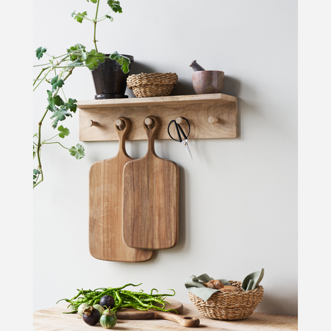 Coat rack, Sate, Natural