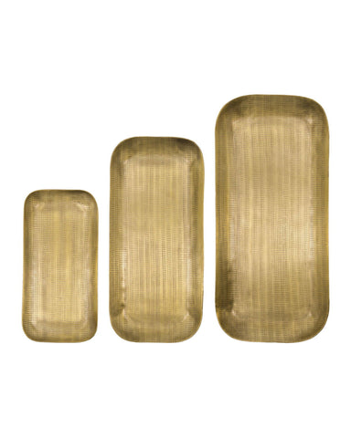 House Doctor Trays, HDPlato, Golden