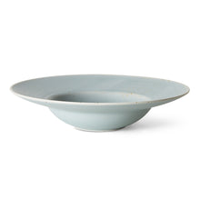 HKLiving Chef ceramics: pasta plate, soft blue