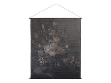 Canvas 250 w/ floral print H145/L124 cm
