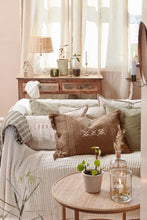 IB Laursen Cushion cover velvet olive