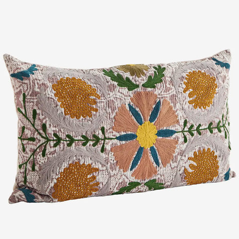 Madam Stoltz Suzani Embroidered Cushion Cover