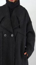 Rundholz AW25 1121201 coat black mel