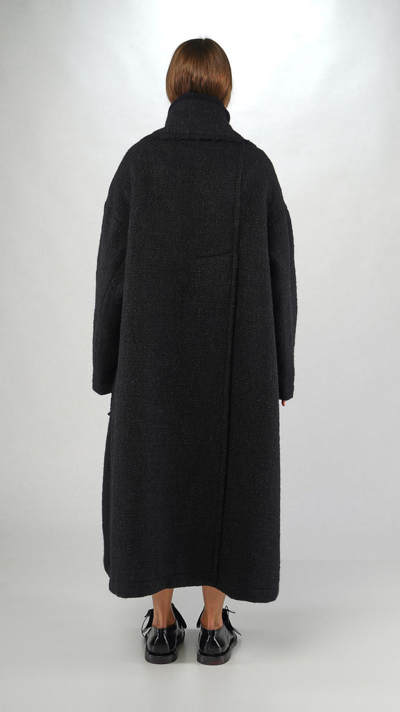 Rundholz AW25 1121201 coat turf mel