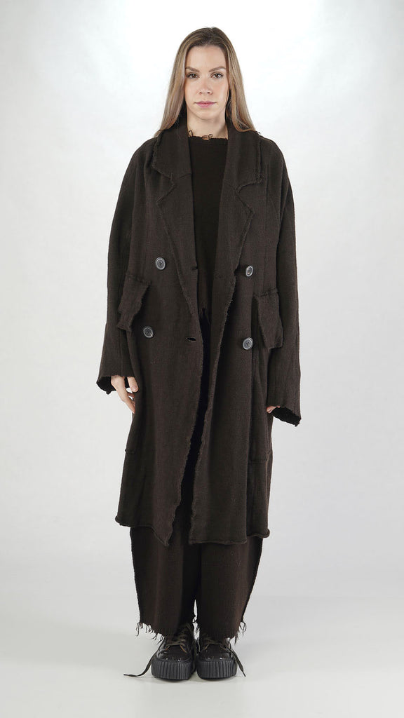 Rundholz AW25 1757202 knitted coat turf