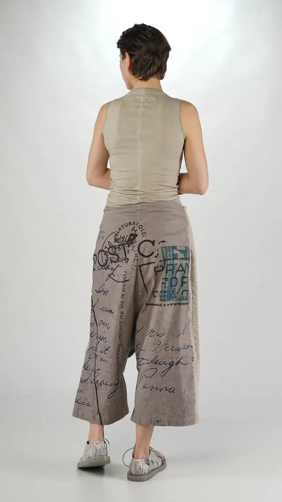Rundholz AW25 2110106 trousers scene print