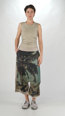 Rundholz AW25 2110106 trousers scene print