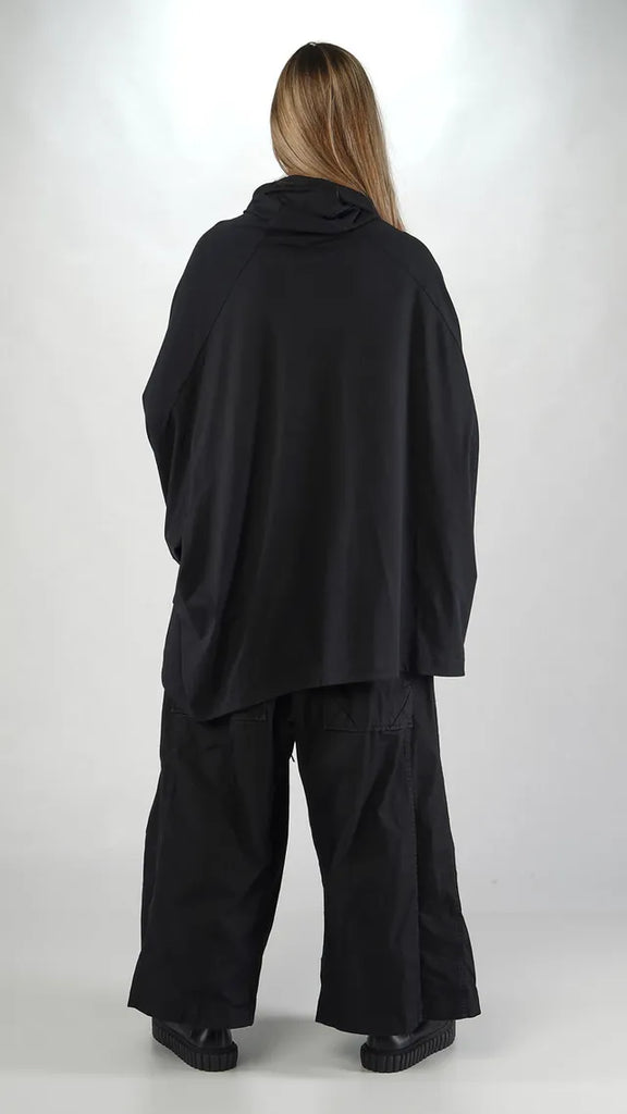 Rundholz AW25 2300905 dress waikiki black print