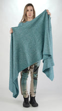 Rundholz AW25 2467706 knitted scarf lagoon mel