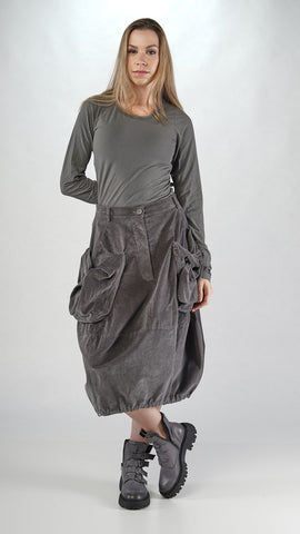 Rundholz AW25 3230306 skirt dark grey or black