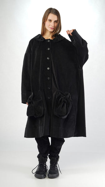 Rundholz AW25 3231203 coat black or dark grey