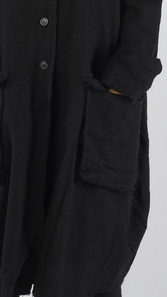Rundholz AW25 3281203 coat black