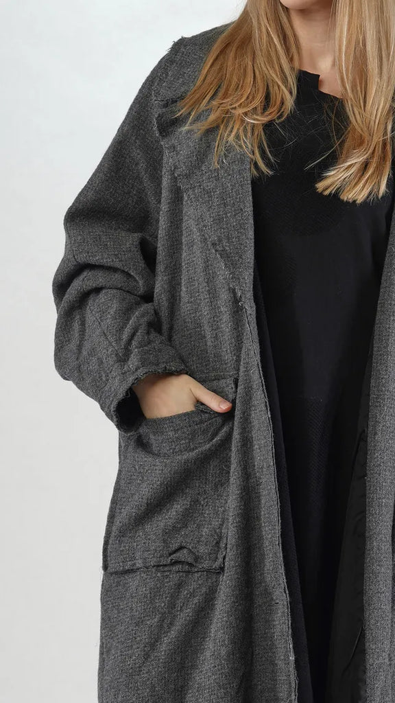 Rundholz AW25 3281204 coat black