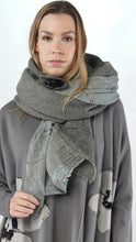Rundholz AW25 3361405 scarf grey print