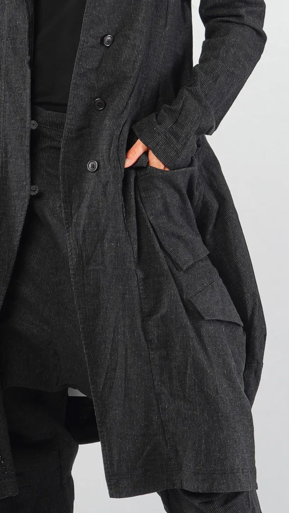 Rundholz AW25 3411202 coat black
