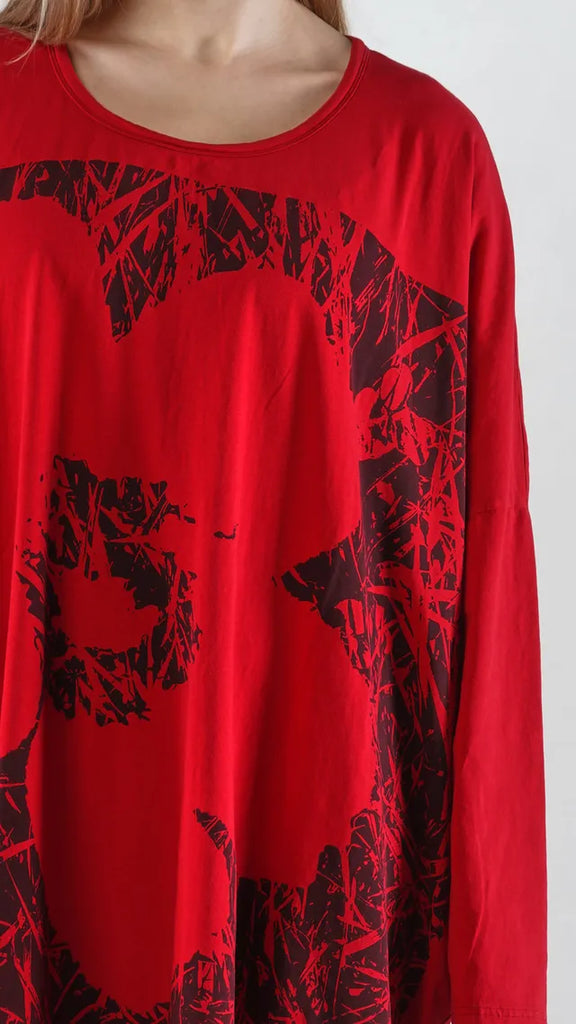 Rundholz AW25 3470904 dress black print