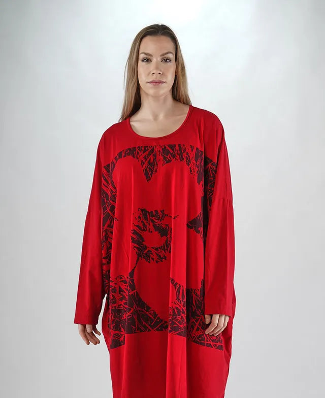 Rundholz AW25 3470904 dress black print