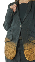 Rundholz AW26 1021110 jacket petrol stripe