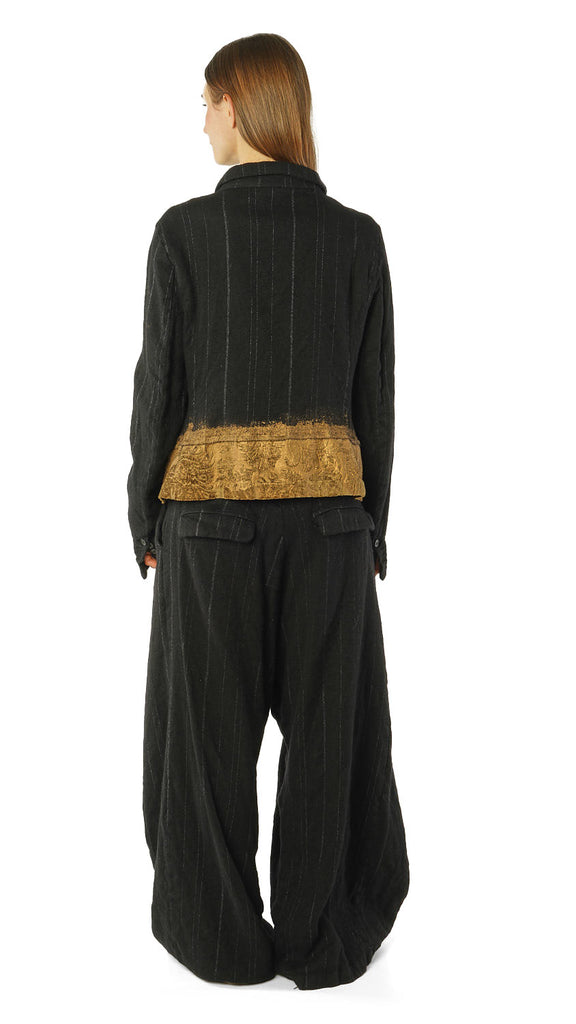 Rundholz AW26 1021111 jacket black stripe
