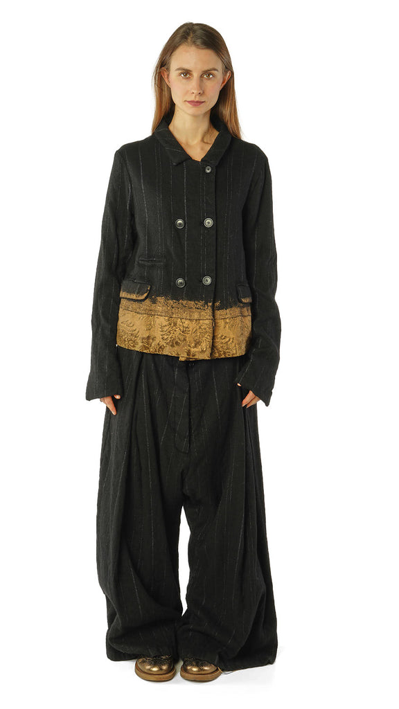 Rundholz AW26 1021111 jacket black stripe