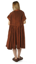 Rundholz AW26 2130909 dress henna cloud stripe