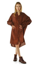 Rundholz AW26 2131902 tunic henna cloud stripe