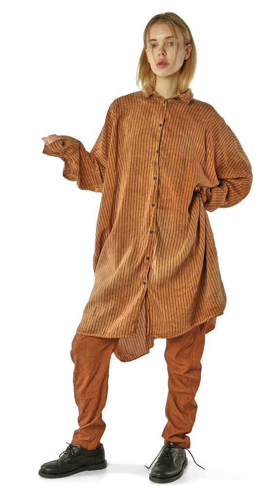 Rundholz AW26 2131908 tunic dakar cloud stripe