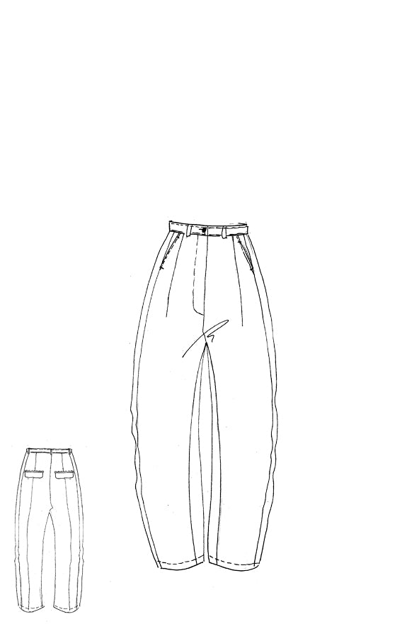 Rundholz AW26 2220104 trousers dakar cloud