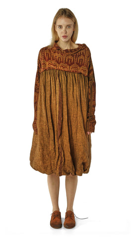 Rundholz AW26 2430903 dress berber cloud print