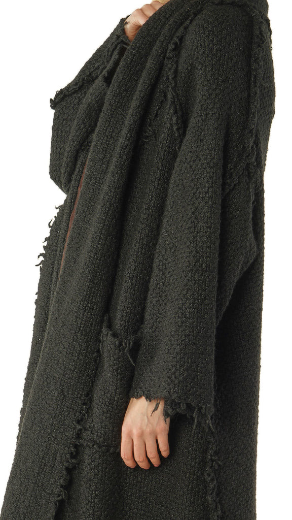 Rundholz AW26 2627204 knitted coat black
