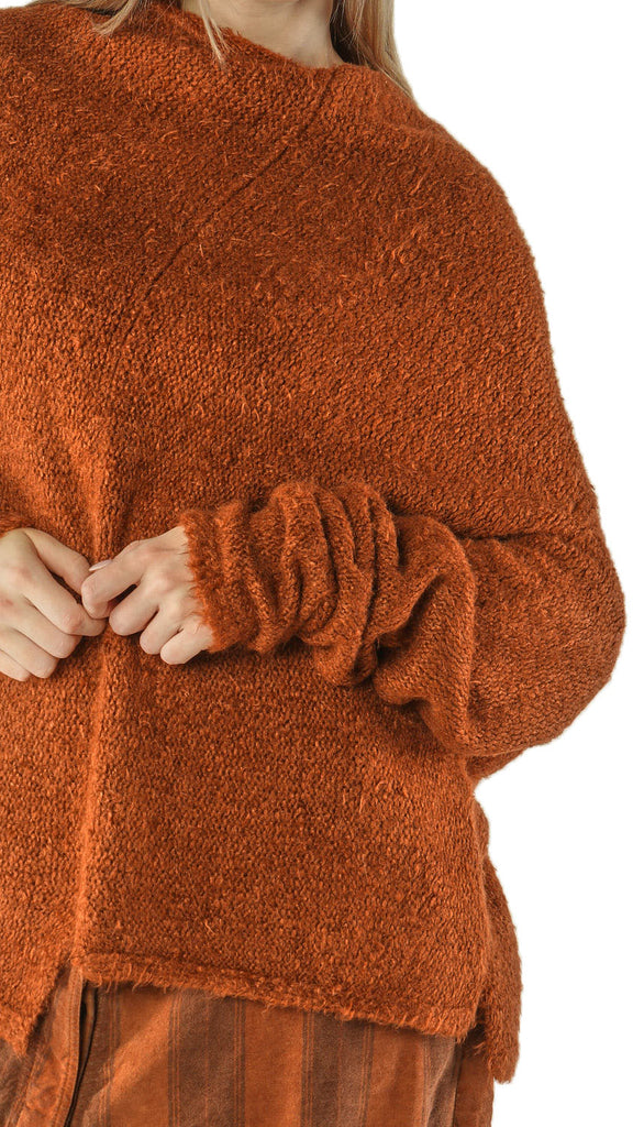 Rundholz AW26 2650711 pullover terracotta