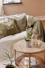 IB Laursen Cushion cover velvet olive