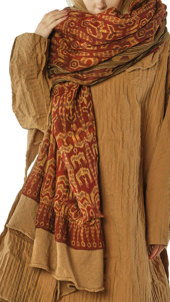 Rundholz AW26 2907702 knitted scarf dakar