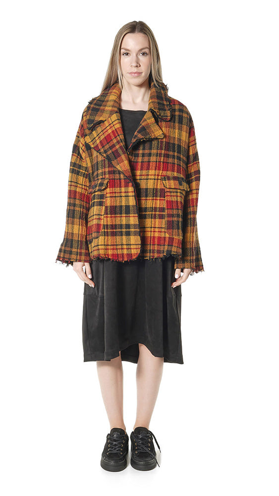 Rundholz AW26 3281102 jacket forest check
