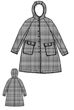 Rundholz AW26 3281203 coat lava check