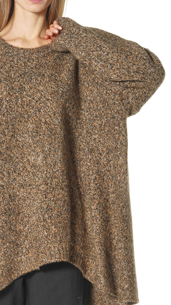 Rundholz AW26 3460703 pullover bronze melange