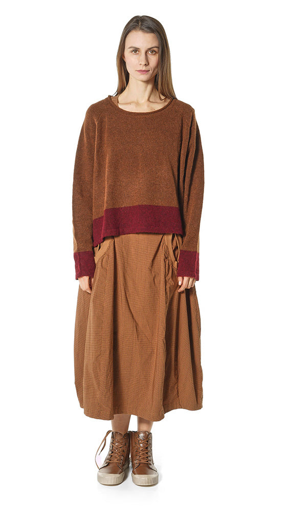 Rundholz AW26 3480702 pullover bronze lava
