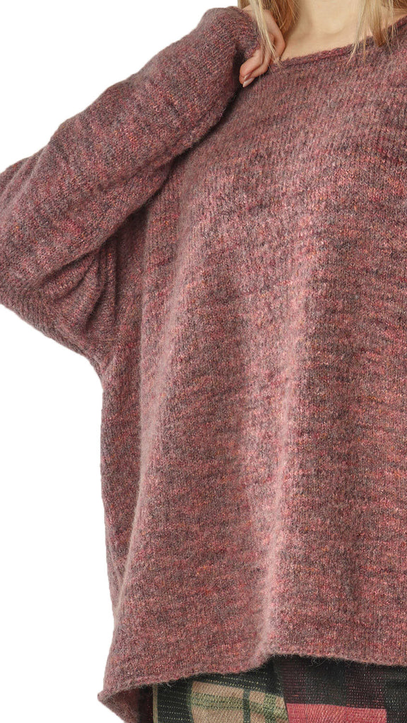 Rundholz AW26 3580701 pullover lava melange
