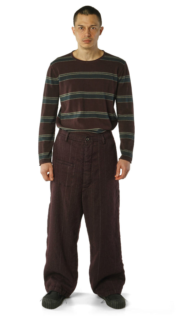 Rundholz AW26 4020104 trousers purple stripe