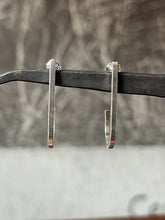 Jay curve earrings - silver