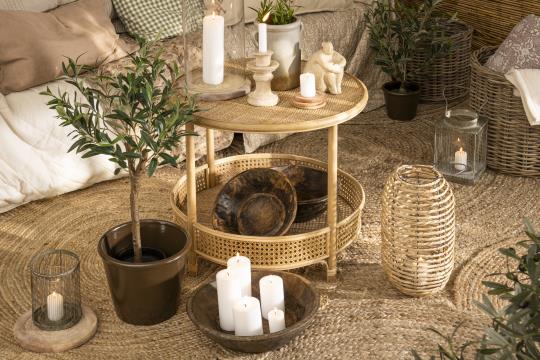 Ib Laursen Rug round natural jute