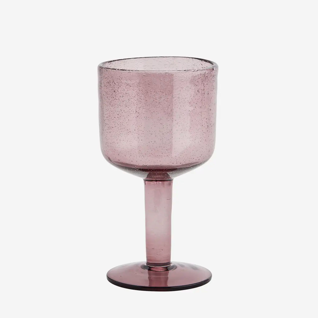 Madam Stoltz Coloured wine glass - Purple