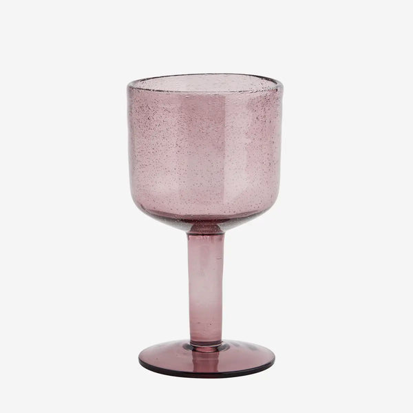 Madam Stoltz Coloured wine glass - Purple