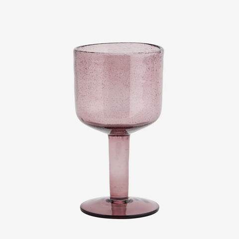 Madam Stoltz Coloured wine glass - Purple