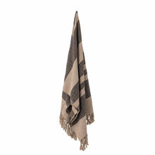 Temi Throw, Black, Recycled Cotton
