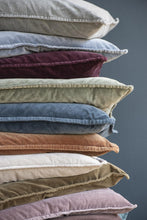 IB Laursen Cushion cover velvet olive