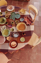 HK Living : chef ceramics : cup and saucer, moss green