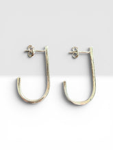 Jay curve earrings - silver