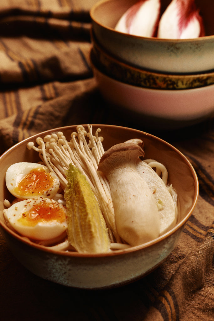 HK Living : 70s ceramics : ramen bowls verge (set of 2)